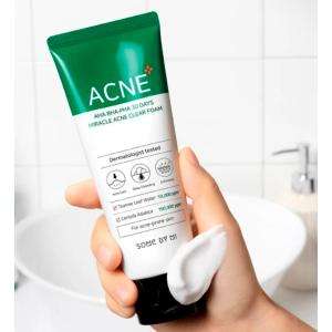SOME BY MI - Espuma limpiadora antiacné AHA,BHA,PHA 30 Days Miracle Acne Clear Form 100ml