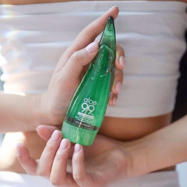 Gel hidratante de aloe de la marca Holika Holika