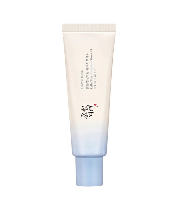 Protector-solar-de-beauty of joseon Aqua Sun Fresh con fondo blanco.