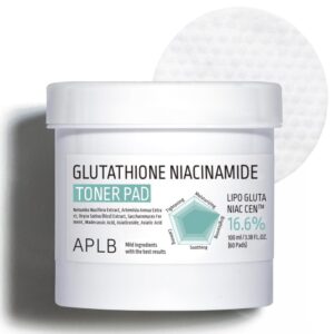 APLB-Toner pads coreanos de niacinamida y gluthatione